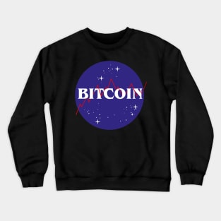 Bitcoin to the stars! Crewneck Sweatshirt